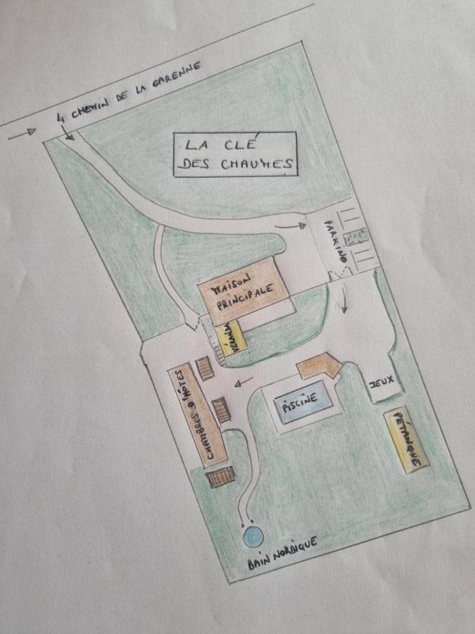 La Cle Des Chaumes Boisset-lès-Montrond Exterior foto